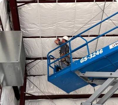 Commercial Insulation Install
